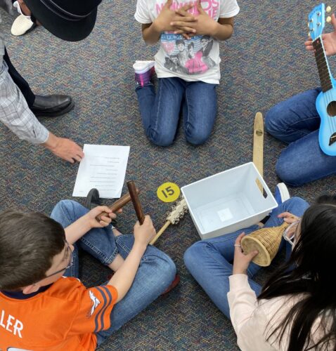 kids playing with instruments